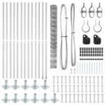 vidaXL Poľná ohrada 1.4x25 m pozinkovaná – Obrázok 5