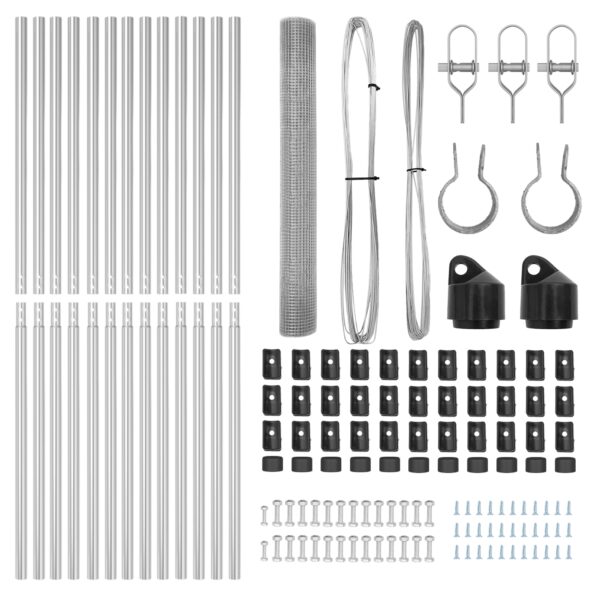 vidaXL Zváraný drôtový plot s 13 stĺpmi 1.2x25 m Pozinkovaná oceľ – Obrázok 5