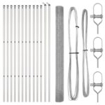 vidaXL zváraný drôtový plot s 13 stĺpikmi 1.6x25 m pozinkovaná oceľ – Obrázok 4