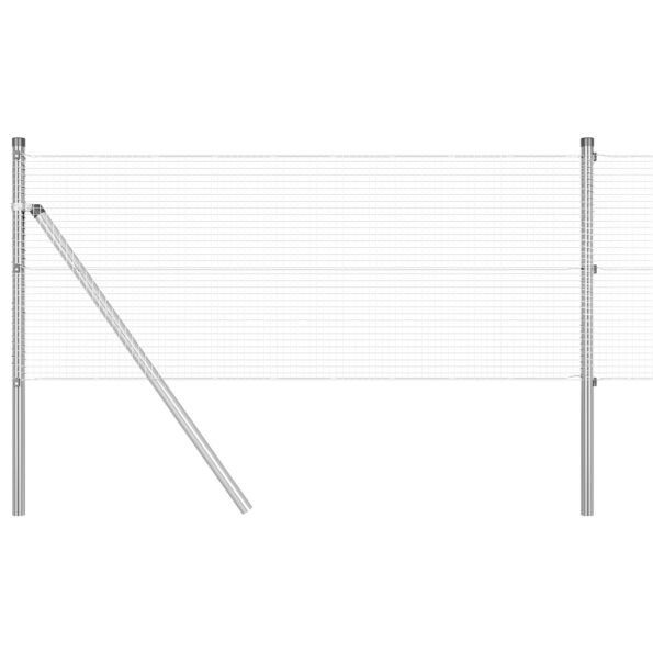 3351626_2.jpg vidaXL zvarené drôtené ploty s 13 stĺpikmi 0.4x50 m Pozinkovaná oceľ – Obrázok 2