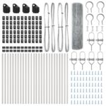vidaXL zvarový drôtový plot s 13 stĺpikmi 0.6x50 m pozinkovaná oceľ – Obrázok 5