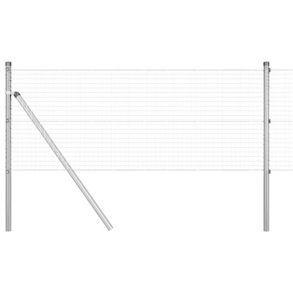 3351640_2.jpg vidaXL Zváraný drôtený plot s 13 stĺpikmi 0.8x50 m Pozinkovaná oceľ – Obrázok 2