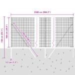 vidaXL Zváraný drôtový plot s 13 stĺpmi Zelený 1x25 m Oceľ – Obrázok 12