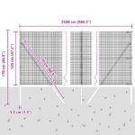 vidaXL Zvarované drôtové pletivo s 13 stĺpikmi Zelené 1,2x25 m Ocelové – Obrázok 12