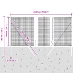 vidaXL Zvarené drôtené ploty s 13 stĺpmi Zelená 1.4x25 m Oceľ – Obrázok 12