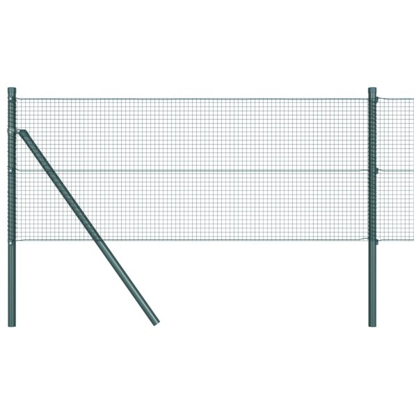 3351749_2.jpg vidaXL zváraný drôtový plot s 13 stĺpikmi zelený 0.5x50 m oceľ – Obrázok 2