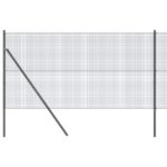 vidaXL Zváraný drôtový plot so 13 stĺpmi Sivá 1.2x50 m Oceľ – Obrázok 2