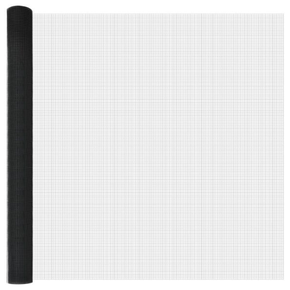 vidaXL Zváraný drôtový plot so 7 stĺpikmi Sivý 1.4x50 m Oceľ – Obrázok 6