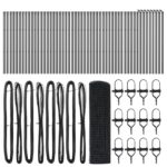 vidaXL Zvarový drôtový plot s 13 stĺpmi Sivý 0.4x100 m Oceľ – Obrázok 4