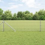 vidaXL Zváraný drôtový plot s 7 hrotmi 0.6x10 m Pozinkovaná oceľ – Obrázok 4