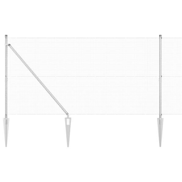3351932_2.jpg vidaXL zváraný drôtený plot s 7 hrotmi 1.2x10 m pozinkovaná oceľ – Obrázok 2