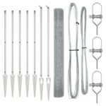 vidaXL Svárovaný drôtený plot s 7 hrotmi 1.4x10 m pozinkovanej ocele – Obrázok 4