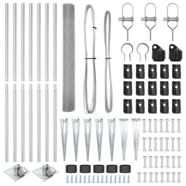 vidaXL Svárovaný drôtený plot s 7 hrotmi 1.4x10 m pozinkovanej ocele – Obrázok 5