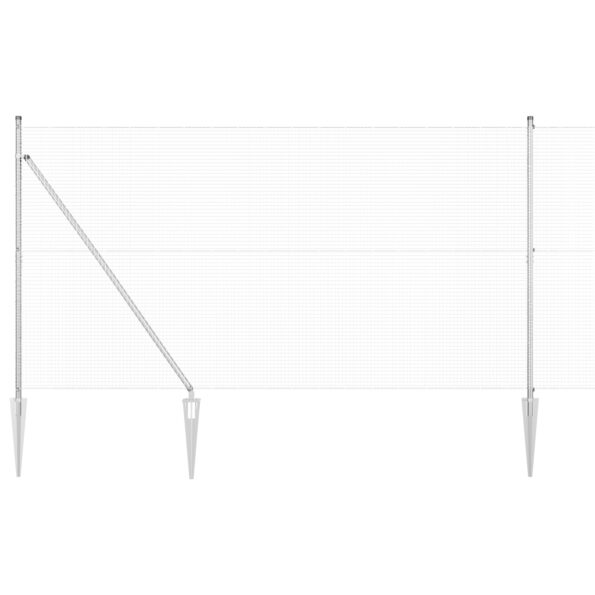 3351940_2.jpg vidaXL Sada stĺpov pre oplotenie 2 ks Pozinkovaná oceľ 10 x 1.5 m – Obrázok 2