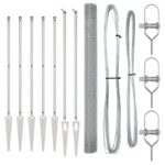 vidaXL Sada stĺpov Sada 2 Pozinkovaná oceľ 10 x 1.5 m Trvácna – Obrázok 4