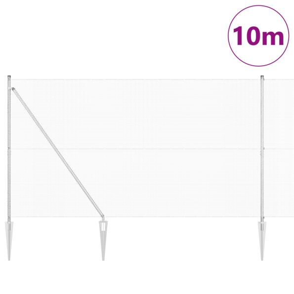 3351942_3.jpg vidaXL zvárané drôtené oplotenie s 7 hrotmi 1.6x10 m pozinkovaná oceľ – Obrázok 3