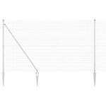vidaXL zváraný drôtený plot so 7 hrotovými stĺpikmi 1.6x10 m pozinkovaná oceľ – Obrázok 2
