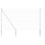 vidaXL Zváraný drôtový plot so 7 špicatými stĺpmi 1.6x10 m Pozinkovaná oceľ – Obrázok 2