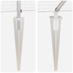 vidaXL Zváraný drôtový plot so 7 špicatými stĺpmi 1.6x10 m Pozinkovaná oceľ – Obrázok 8