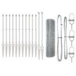 vidaXL Zváraný drôtový plot so 13 špicatými stĺpmi 1x25 m Pozinkovaná oceľ – Obrázok 4