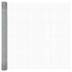 vidaXL Zvárané drôtené oplotenie s 13 kolíkmi 1.5x25 m - pozinkovaná oceľ – Obrázok 6