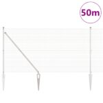 vidaXL Zvarené pletivo s 13 kolíkmi 1,4x50 m pozinkovaná oceľ – Obrázok 3