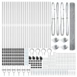 vidaXL Zvarené pletivo s 13 kolíkmi 1,4x50 m pozinkovaná oceľ – Obrázok 5