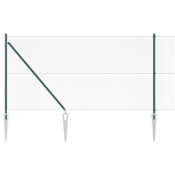 3352047_2.jpg vidaXL Stĺpik na plot Sada 2 kusy Zelená Oceľ, PVC náter 10 x 1 m – Obrázok 2