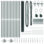 vidaXL zváraný drôtový plot s 13 hrotmi Zelený 1,6x25 m oceľ – Obrázok 4