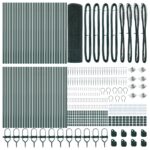 vidaXL Zváraný drôtený plot s 13 hrotmi Zelená 0.8x100 m Oceľ – Obrázok 4