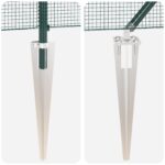 vidaXL Zváraný drôtený plot s 13 hrotmi Zelená 0.8x100 m Oceľ – Obrázok 8