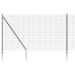 vidaXL súprava plotových stĺpov Sada 2 Sivá Oceľ 25 x 1.5 m Trvácna – Obrázok 6