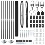 VidaXL zvarené pletivo s 13 hrotmi sivé 1.5x50 m oceľ – Obrázok 4