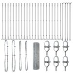 vidaXL zváraný drôtový plot s 13 rozšírenými stĺpmi 0,4x50 m pozinkovanej ocele – Obrázok 2