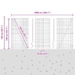 vidaXL Zváraný drôtený plot s 7 flanžovanými stĺpmi Zelený 1.4x10 m Oceľ – Obrázok 13