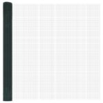 vidaXL Zvárané drôtené oplotenie so 7 základovými stĺpmi Zelené 1.5x10 m Ocel – Obrázok 5