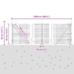 vidaXL Zváraný drôtový plot s 13 odkvapmi Zelený 0.4x25 m Oceľ – Obrázok 13