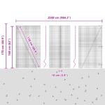 vidaXL Zváraný drôtený plot s 13 úchytkami Zelená 1.6x25 m Oceľ – Obrázok 13