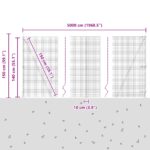 vidaXL zváraný drôtový plot s 13 sklápacími stĺpmi Zelený 1.4x50 m Oceľ – Obrázok 13