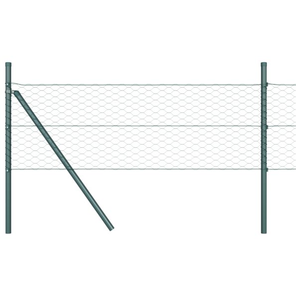 3352706_6.jpg vidaXL Hexagonálne oplotenie Zelené 0.8x50 m Oceľ – Obrázok 6
