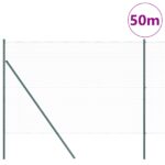 vidaXL Hexagonálny plot Zelený 1.6x50 m Oceľ – Obrázok 3