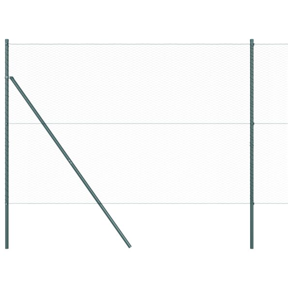 vidaXL Hexagonálny plot Zelený 1.6x50 m Oceľ – Obrázok 6