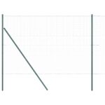 vidaXL Hexagonálne oplotenie Zelené 1,6x50 m Oceľ – Obrázok 6