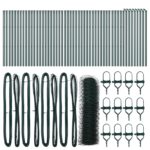 vidaXL Hexagonálny plot Zelený 0.6x100 m Oceľový – Obrázok 2