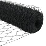 vidaXL Hexagonový Plot Sivý 0.8x10 m Oceľ – Obrázok 9