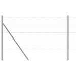 vidaXL hexagónový plot sivý 1x10 m oceľ – Obrázok 6