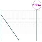 vidaXL Hexagonálny plot Sivý 1.6x100 m Oceľ – Obrázok 3