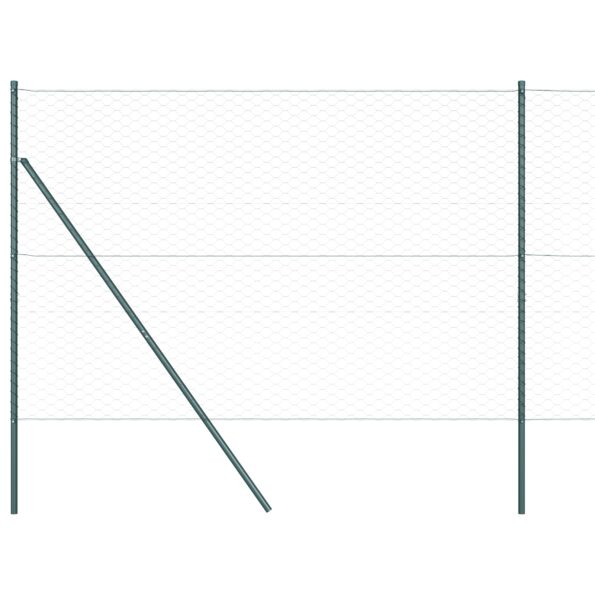 vidaXL Hexagonálny plot Sivý 1.6x100 m Oceľ – Obrázok 6