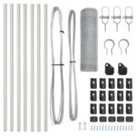 vidaXL hexagonálny plot 0.4x10 m pozinkovaná oceľ – Obrázok 4
