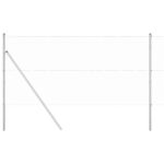 Hexagonálne oplotenie vidaXL 1,2 x 100 m, zinkovaná oceľ, Plotové stĺpiky vidaXL 13 ks Ø32 mm 170 cm zinkovaná oceľ – Obrázok 6